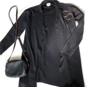 Chic black cardigan